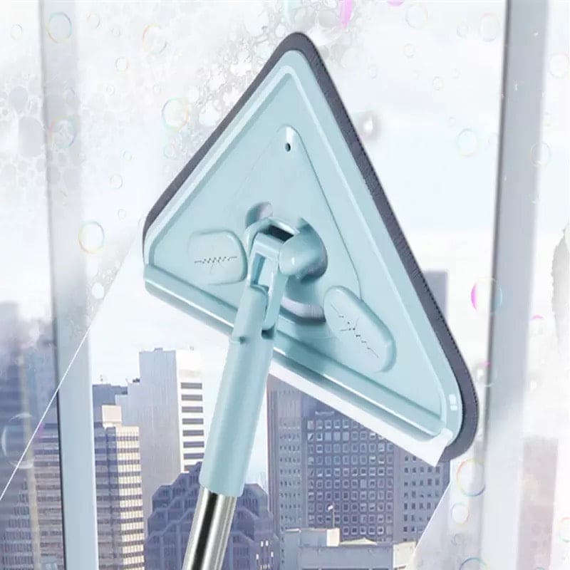 Mini Triangle Mop, 360˚ Degree Rotatable Triangular Cleaning Mop, Adjustable Spin Scrubber Tool Mini Triangle Mop, 360˚ Degree Rotatable Triangular Cleaning Mop, Adjustable Spin Scrubber Tool